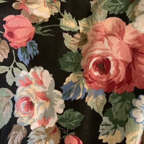 VTG B.G.B Size 10 Multicolored Floral Print Short Sleeve Midi Dress - Picture 7 of 8